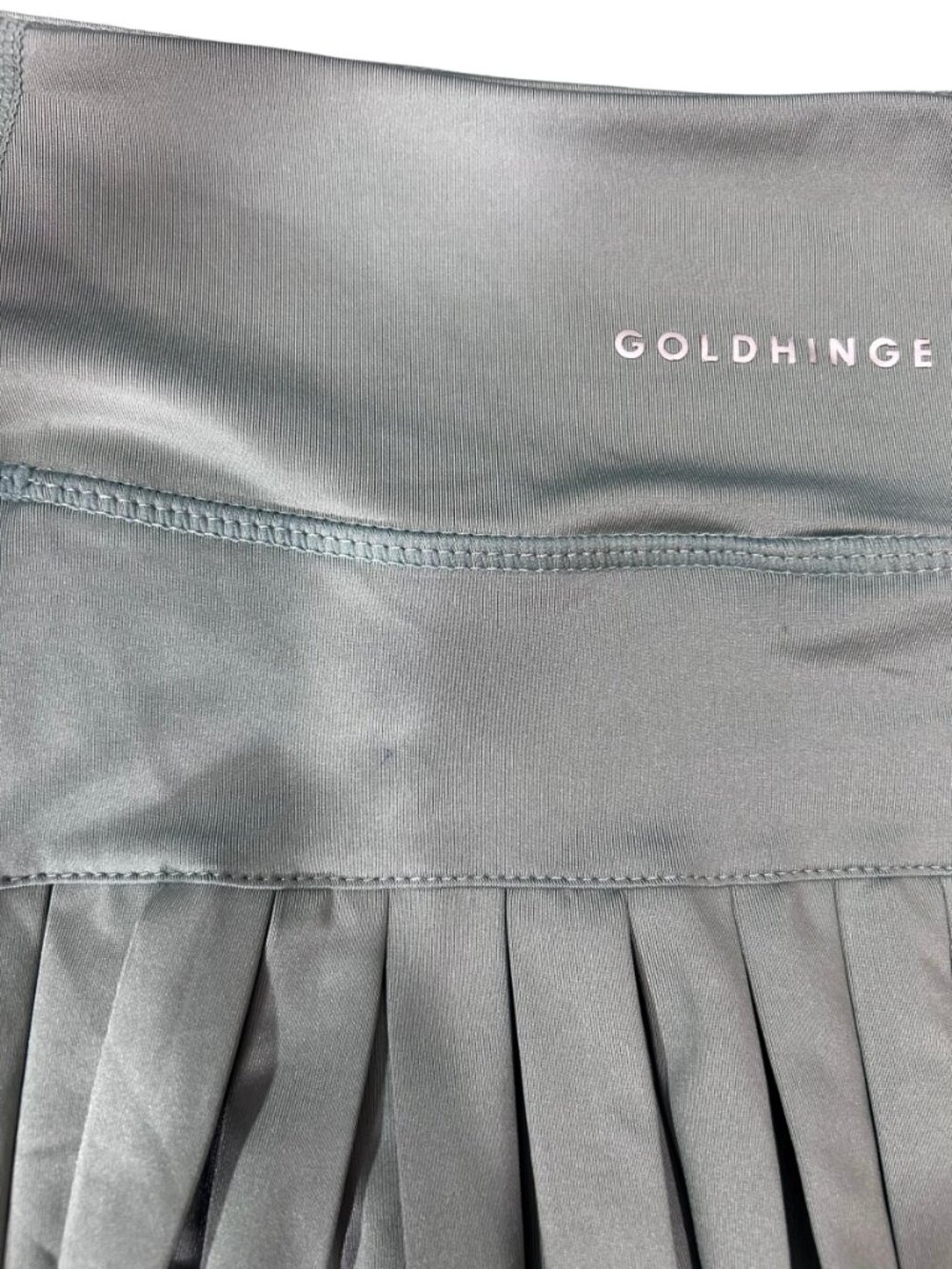 Gold Hinge Tennis Skort Bundle XS Pink Green Pleated Athletic Skirts 2pc - Picture 7 of 9